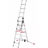 Hailo ProfiLOT S100 alumīnija kombinētās kāpnes 2x6+1x5 Photo 9