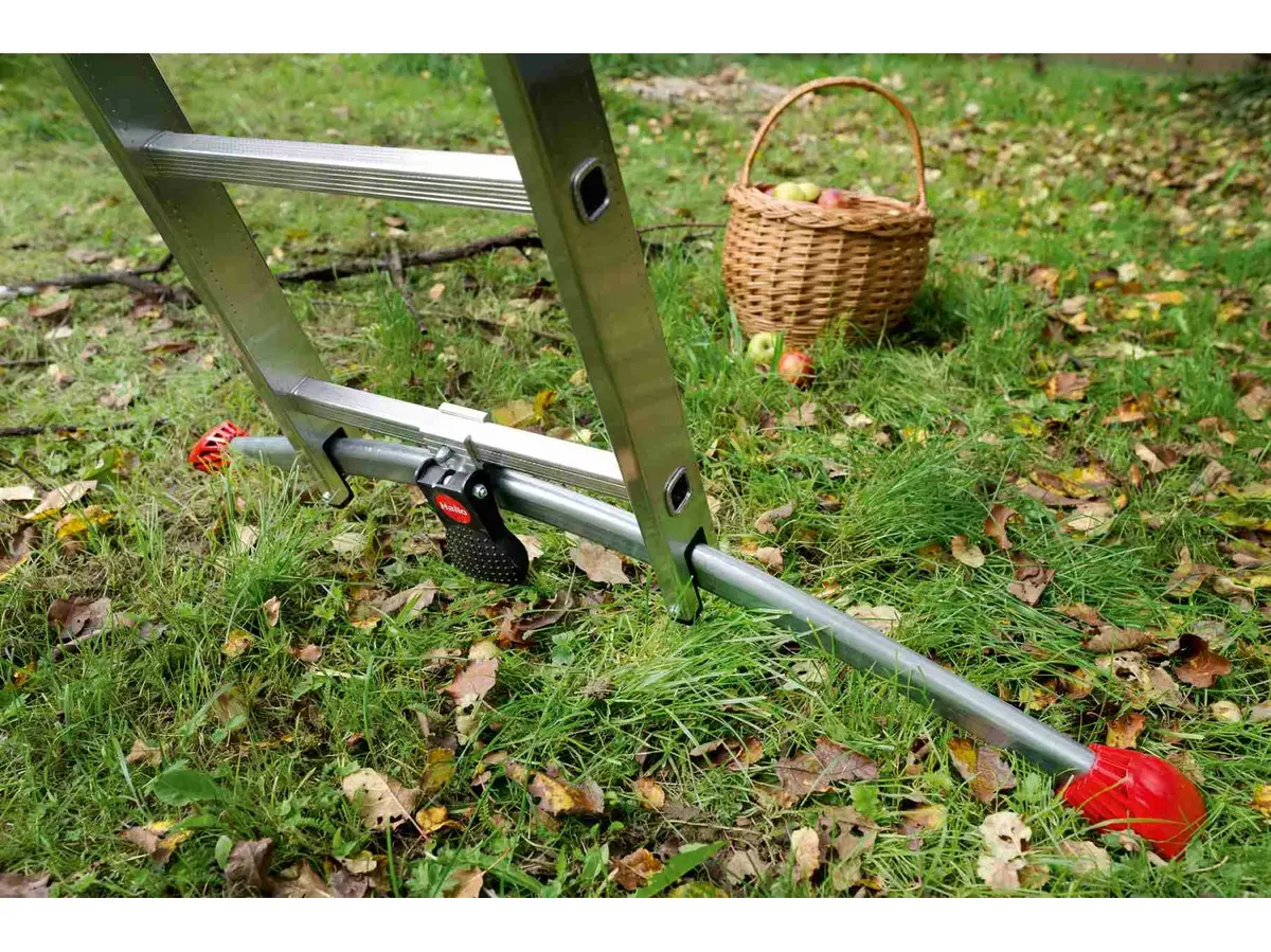 Hailo S100 alumīnija kāpnes 3x12 pakāpieni Photo 7
