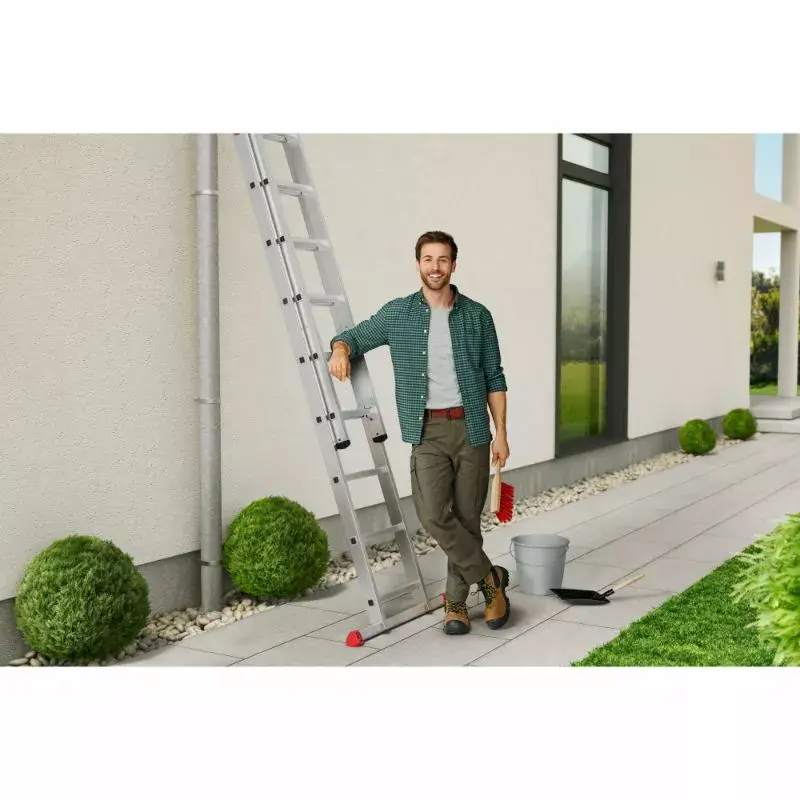 Hailo S80 ProfiStep duo aluminium ladder 2x15 Photo 4