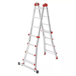 Saliekamā kāpnes Hailo M80 alumīnijs maksimālā augstums 47 cm 150 kg