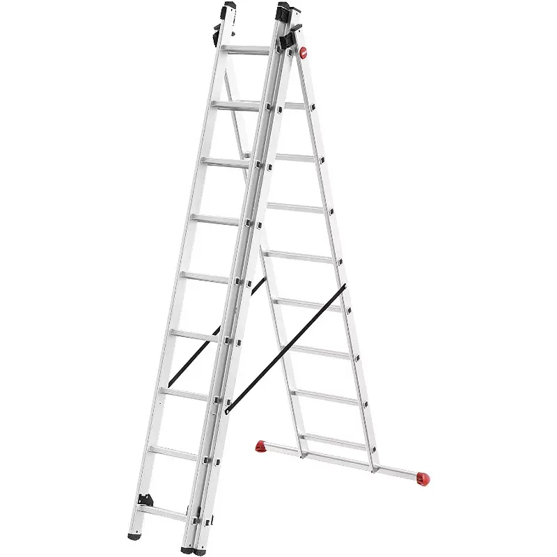 Комбинированная алюминиевая лестница Hailo 037309007 3x9 Photo 3