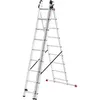 Комбинированная алюминиевая лестница Hailo 037309007 3x9 Photo 3