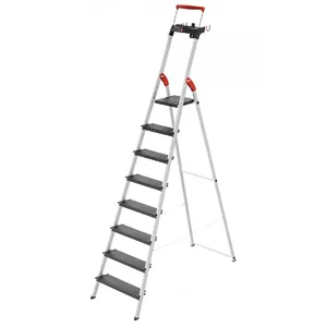 Saliekamā kāpne Hailo 8050-807 Alumīnijs Melns Augstums 2.52 m