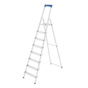 Hailo L58E EconomyLine Household Ladder, 8 Steps, Aluminium