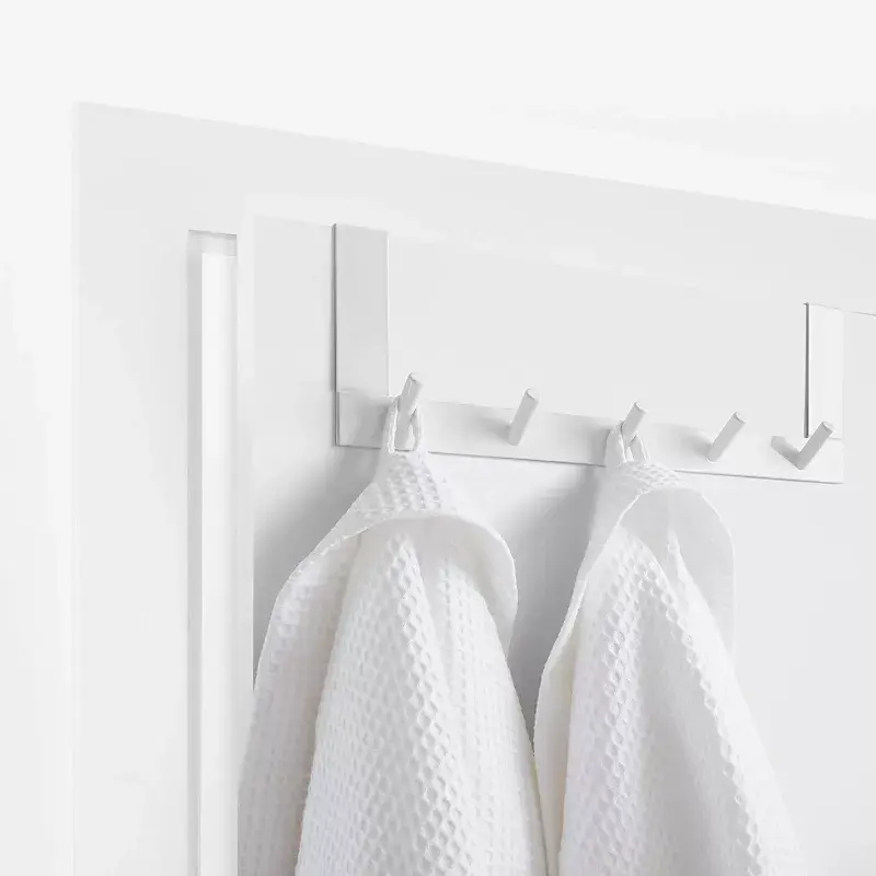 Door hook RAYEN 01618401 — 5 hooks, white Photo 3