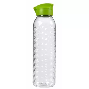 Bottle Dots Bottle 0,75L transparent/green