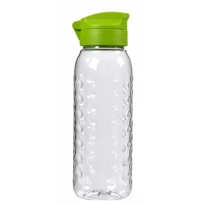 Bottle Dots Bottle 0,45L transparent/green