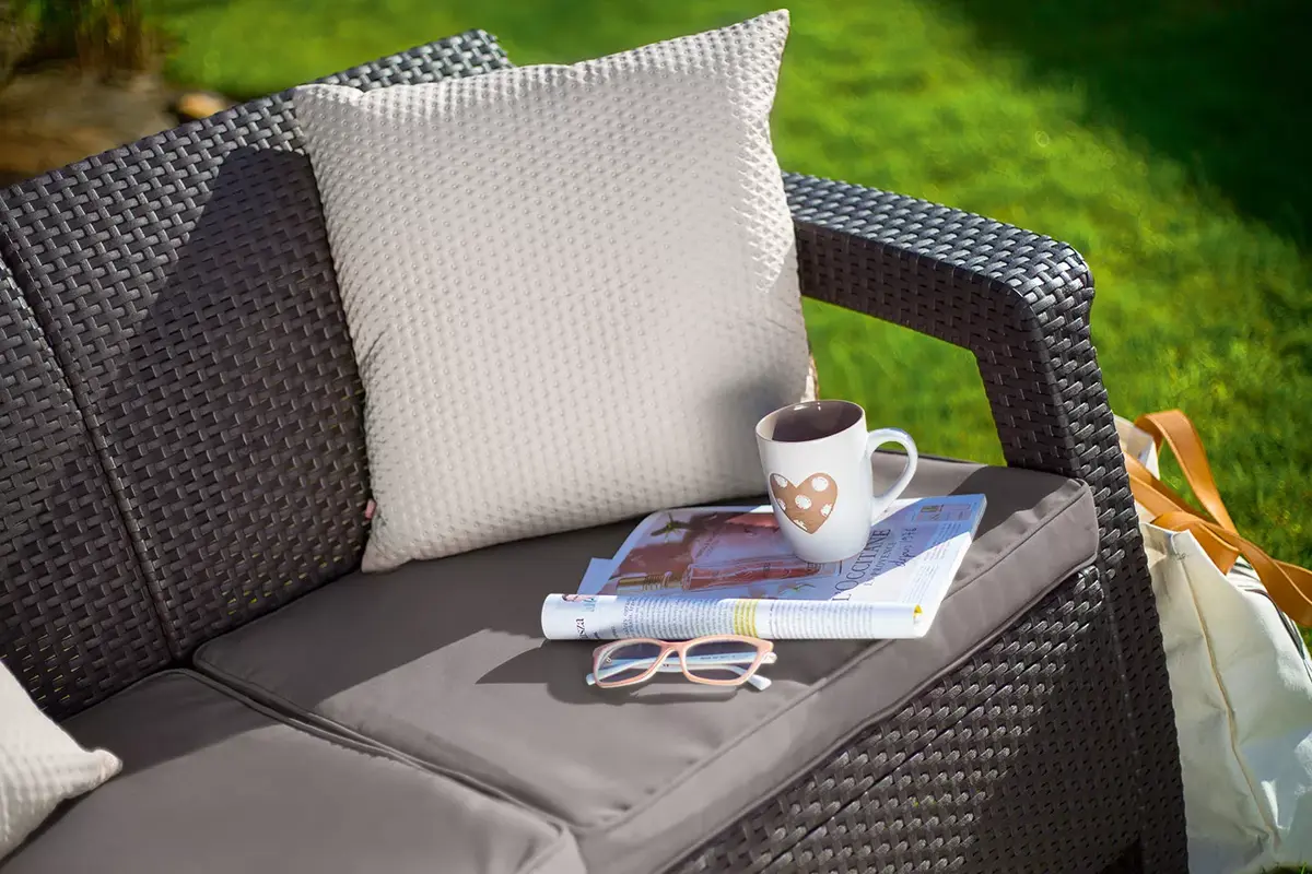 Садовый диван Keter Corfu Love Seat Photo 2
