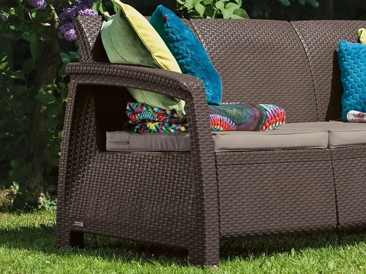 Садовый диван Keter Corfu Love Seat Max Photo 3