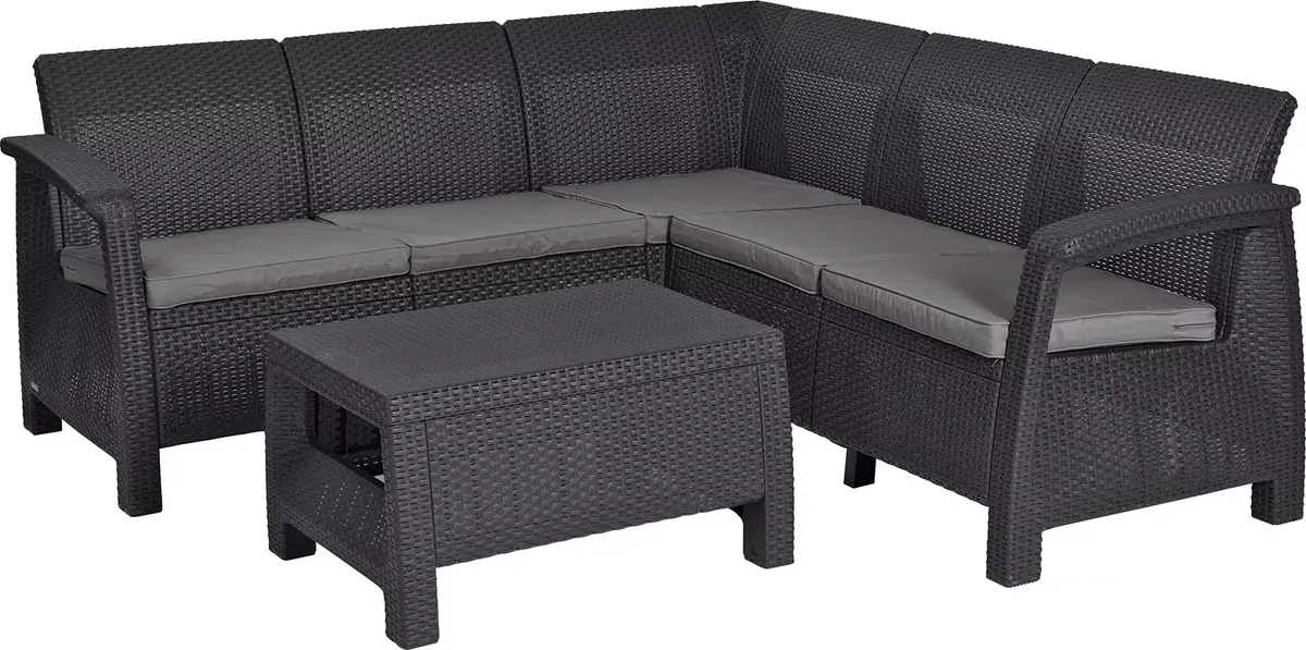 Keter Corfu Relax Set grey — садовый комплект Photo 5
