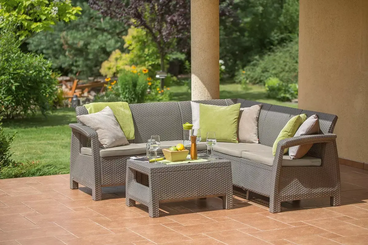 Outdoor furniture set Keter Corfu Relax Photo 2
