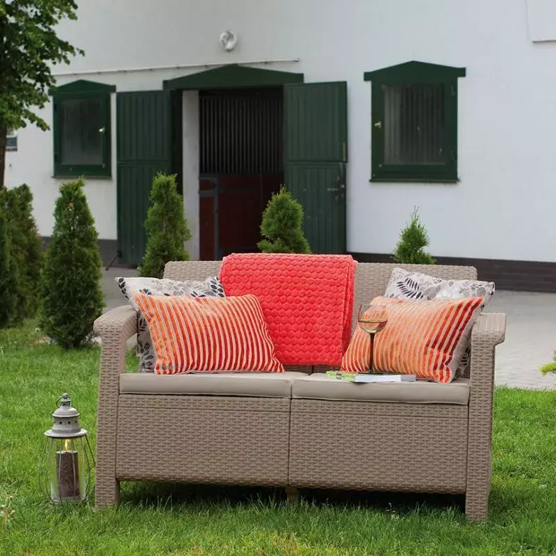 Садовый диван Keter Corfu Love Seat Photo 2
