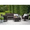 Садовая мебель Keter Salemo 3 Seater Set Photo 2