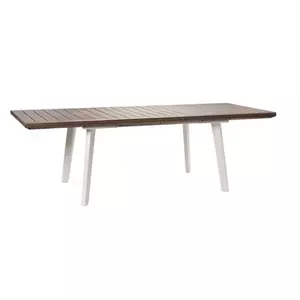 Garden table Keter Harmony Extendable in white/beige — extendable outdoor dining table