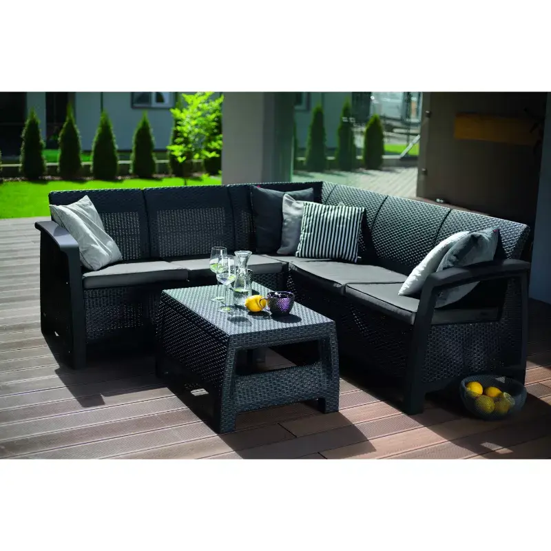 Keter Bahamas Relax Set серый набор мебели Photo 2