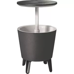 Dārza uzglabāšanas kaste Keter Cool Bar grey/white — ārtelpu plastmasas līdzi, izturīga pret laikapstākļiem