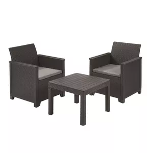 Набор садовой мебели Keter Elodie Balcony Set с столом, Classic grey