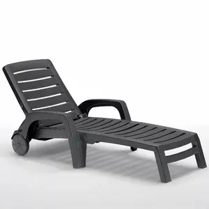 Saules atpūtas krēsls BICA Riva grey – āra atpūtas gulta, modelis 161704