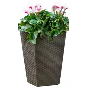 Puķu pods Rattan Planter S 23,6L brūns