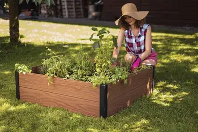 Planter Keter Maple Square 106×106×32 cm Photo 2