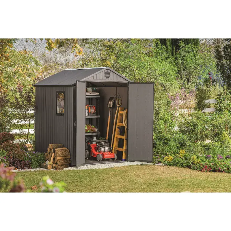 Keter Darwin 6x6 grey garden shed Photo 4