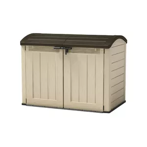 Keter Store-It-Out Ultra Outdoor Storage Shed Double Door Brown 1770x1130x1340