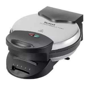 Tefal WM 310D 5 waffle(s) 1000 W Black, Stainless steel