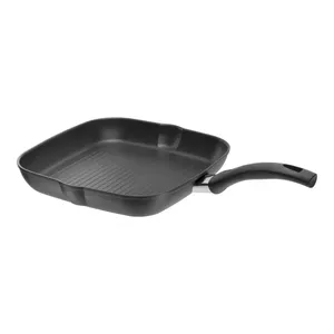 Grill pan Ballarini Rialto 28×28 cm, 4 mm thickness, ridged surface for stovetop grilling