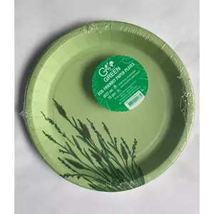Disposable Paper Plates GoGreen Ø22 cm, pack of 10