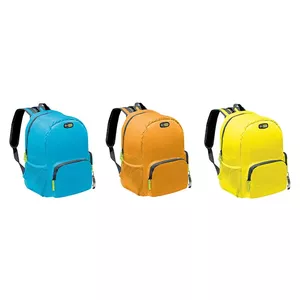 Thermal backpack gio'style Vela+ — insulated cooler backpack, assorted light blue/yellow/orange