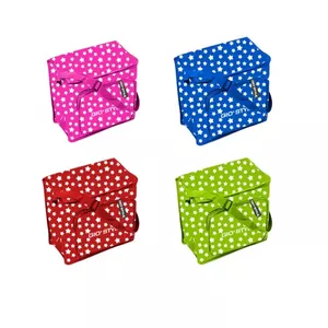 Thermal bag gio'style Stars 20 — insulated soft cooler bag, 20-liter capacity, assorted red/green/blue/pink