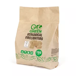 Ignition cubes GoGreen 150 pcs – ecological firelighters for grills, barbecues, stoves
