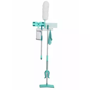 Wall-mounted organizer Leifheit Click System 1052111 for cleaning tools, Click mounting, compact storage