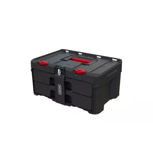 Tool box KETER DIY Stack'N'Roll 2 Drawers, dimensions 48.1×33.2×23.3 cm, portable storage