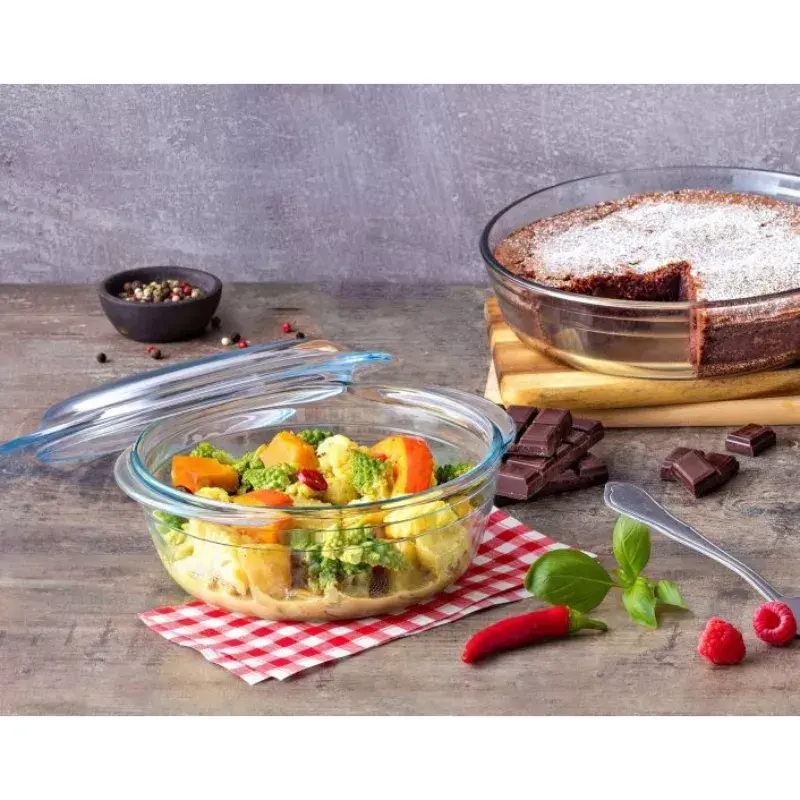 Стеклянный контейнер PYREX 33208A 3 л Ø22 см Photo 2