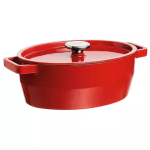 Casserole PYREX Oval 33 cm 5.8 L Red