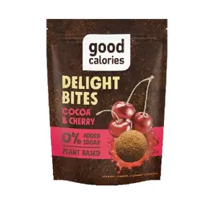 Snack bar GOOD CALORIES Kakao Bites 58 g with Dates and Cherries