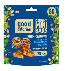 GOOD CALORIES Mini Nut Bars Blueberry 102 г Photo 1