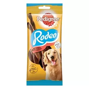 Лакомства для собак Pedigree Rodeo Beef 123 г – 7 штук, жевательные угощения