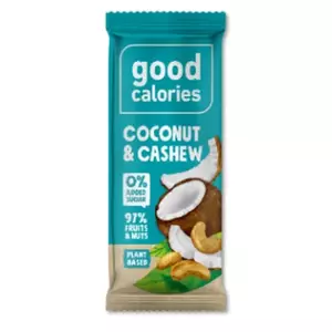 Energy bar GOOD CALORIES 35 g — with dates, cashews, peanuts and coconut