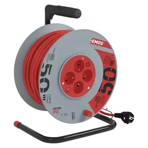 Удлинитель на катушке EMOS P194504 50 м с 4 розетками
