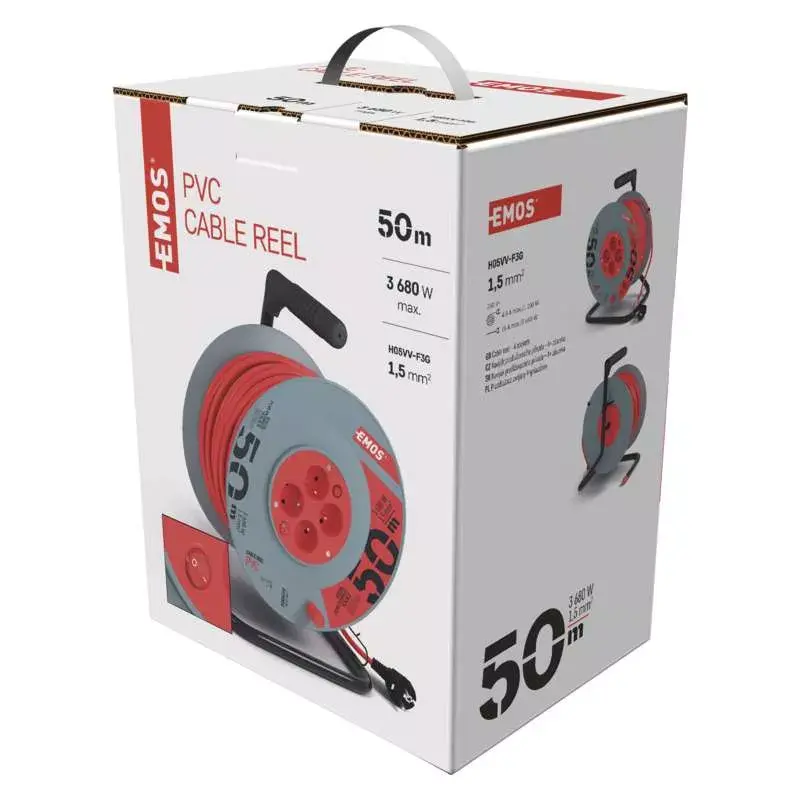 Удлинитель на катушке EMOS P194504 50 м Photo 5