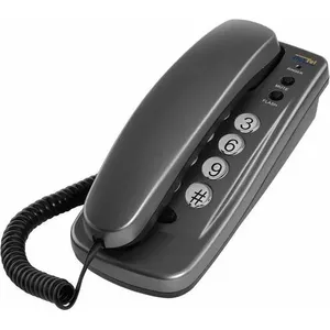 Fiksētais telefons Dartel LJ-260 pelēks — vadu galda tālrunis, modelis LJ-260