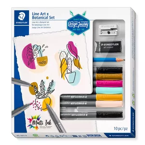 Набор художественных инструментов Staedtler LineArt & Botanical Set