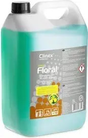 Liquid floor cleaner Clinex Floral Ocean 5 L — concentrated cleaning solution for hard surfaces