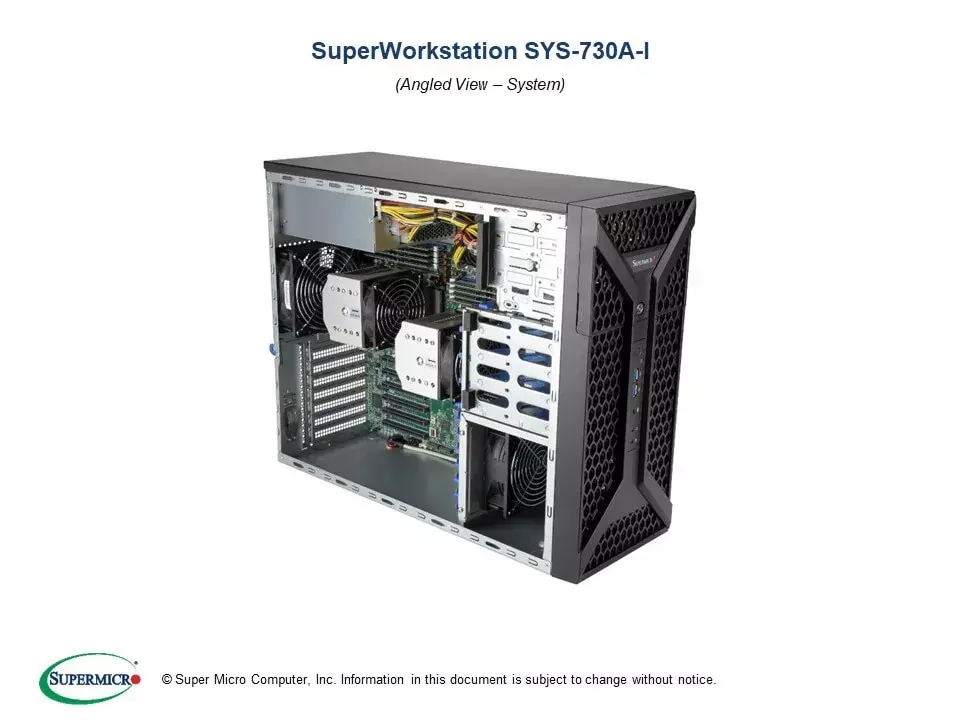 Рабочая станция Supermicro SYS-730A-I Photo 2