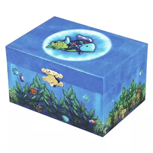 Музыкальная шкатулка Lullaby Trousselier S91066 Синяя 150x120x85 мм