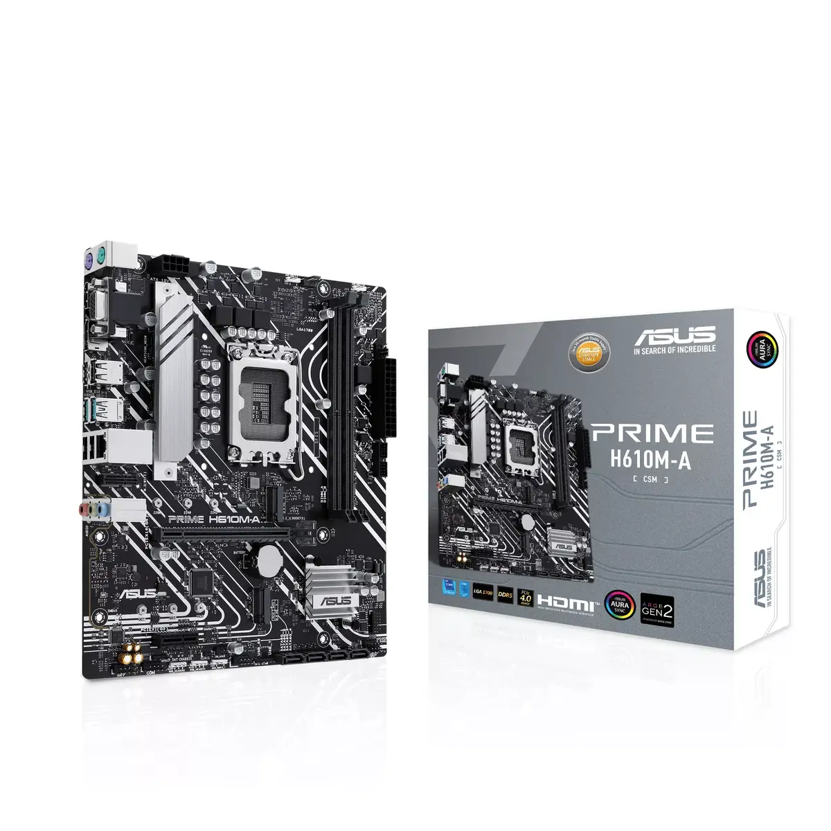 Материнская плата ASUS PRIME H610M-A-CSM, 90MB1G20-M0EAYC Photo 3