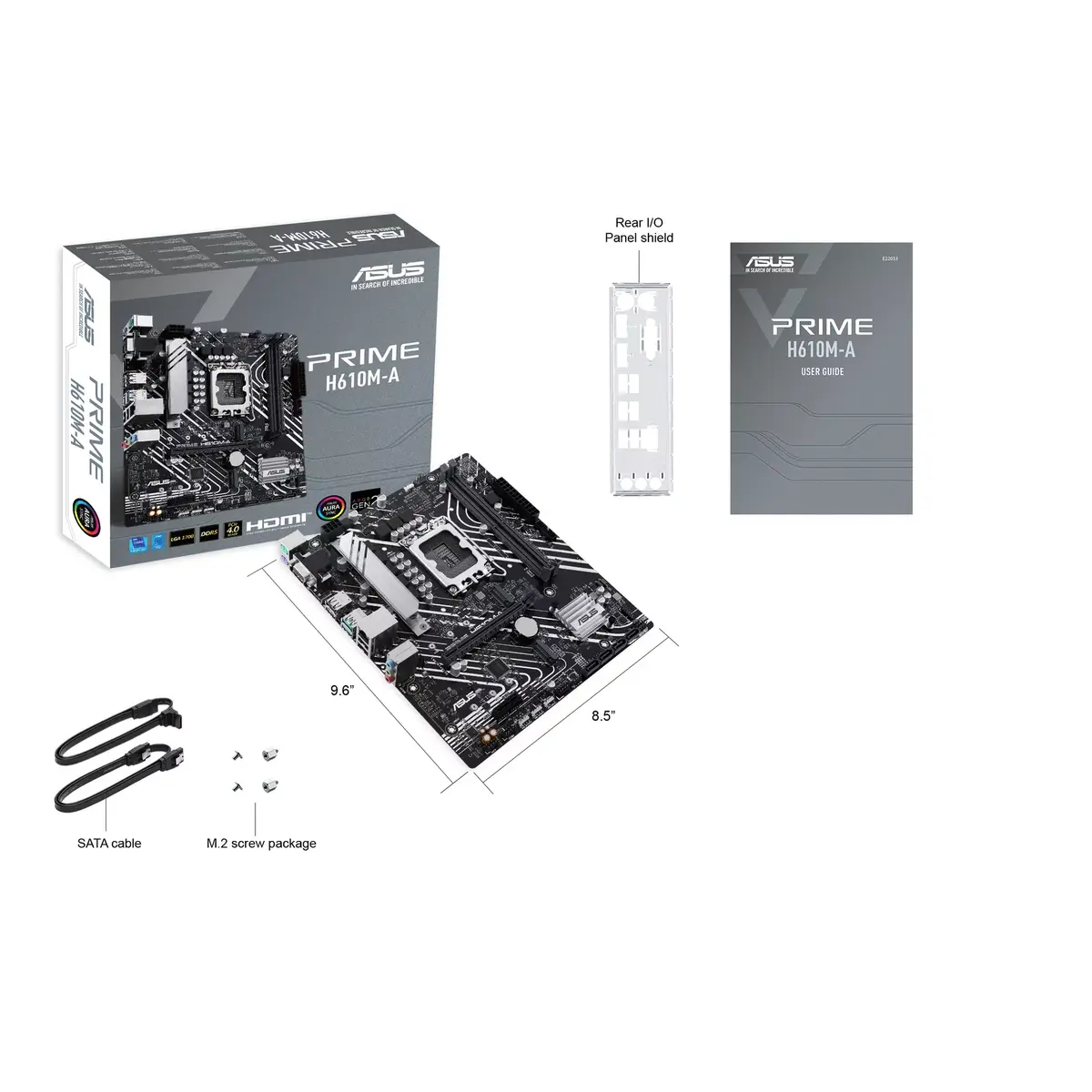 Материнская плата ASUS PRIME H610M-A-CSM, 90MB1G20-M0EAYC Photo 5