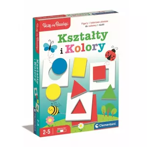 Обучающая игра Clementoni Puzzles Shapes and colors — деревянный набор для обучения формам и цветам